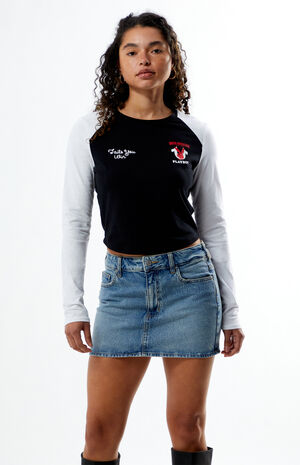 x Playboy Raglan Long Sleeve T-Shirt image number 2