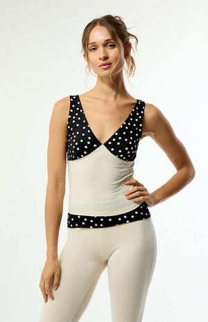 Lounge Polka Dot Tank Top image number 2