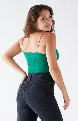 Smocked Bodice Cami Top Smocked Bodice Cami Top image number null