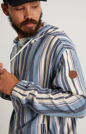 Neo Blue Half-Zip Hoodie image number 2