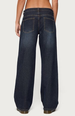 Raelynn Washed Low Rise Jeans image number 3