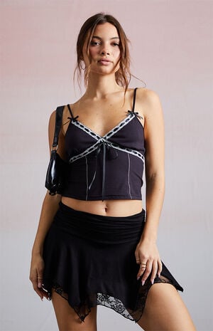 Jordan Ribbon V-Neck Tank Top image number 3