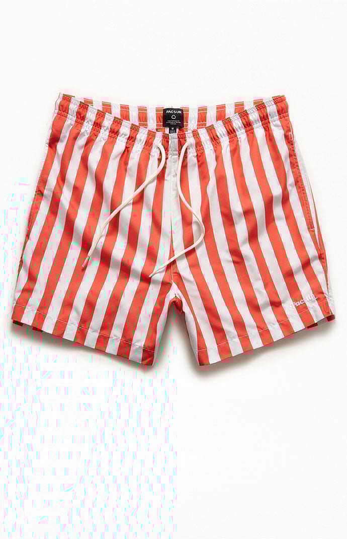 Vertical striped swim trunks hot sale