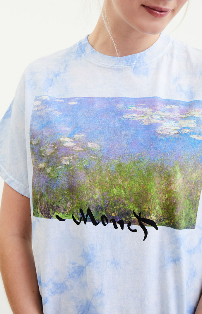 Tie-Dyed Monet Water Lilies T-Shirt