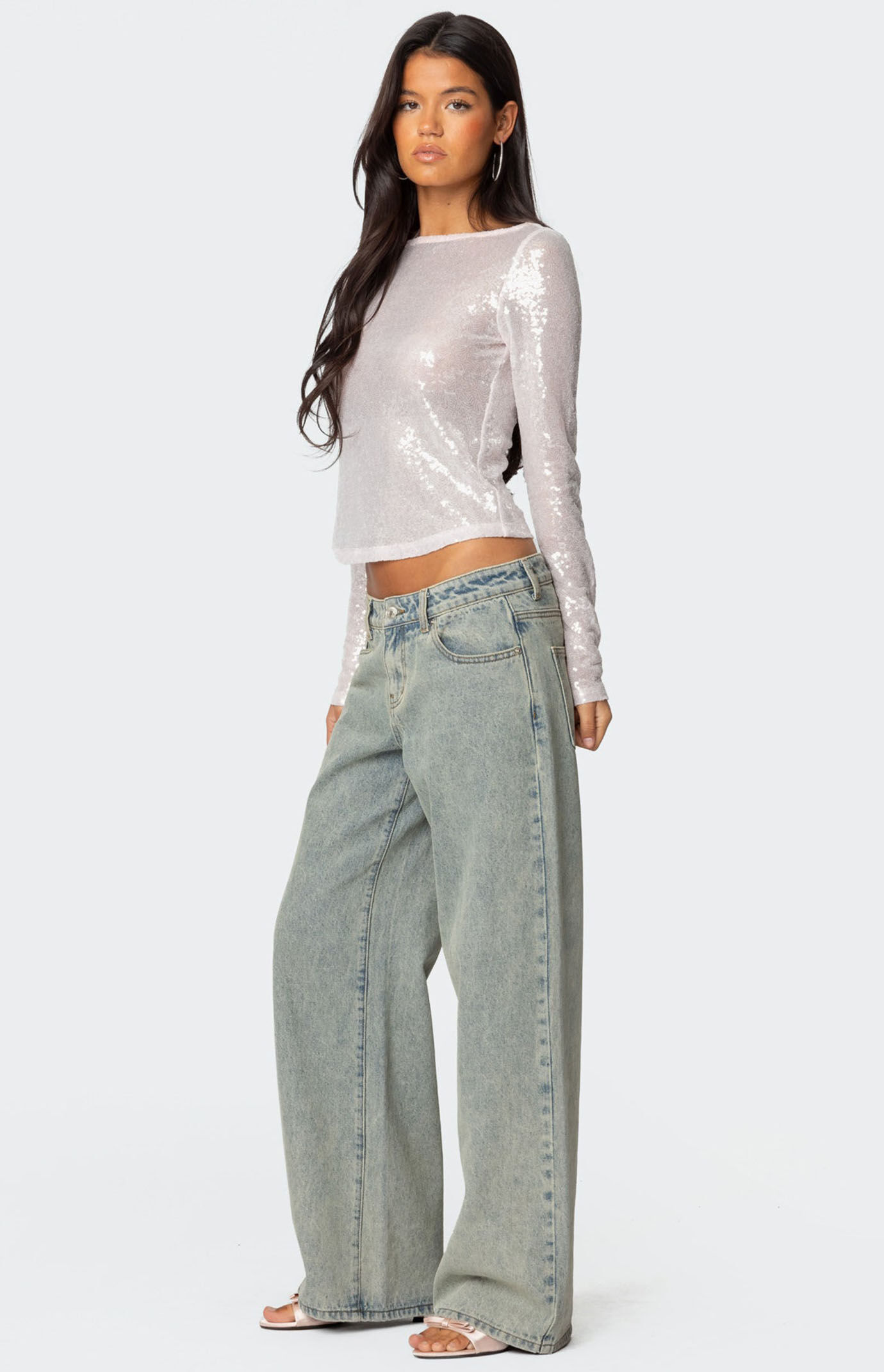 【SORIN】S Motif Sheer U Neck Top Jora Sheer Lace Bodysuit – VICI