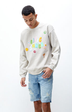 Pacific Sunwear Bounce Crew Neck Sweatshirt image number 1