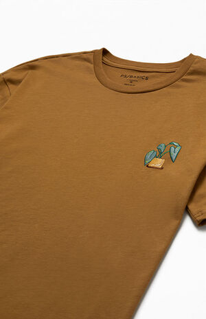 Plant Embroidered T-Shirt image number 2