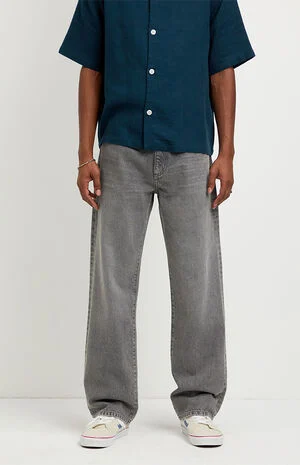 Logan Relaxed Straight Jeans Gray image number 1