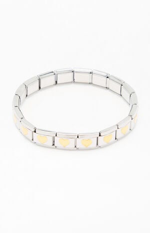 LA Hearts Heart Link Charm Bracelet | PacSun