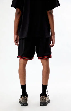 NBA Philadelphia 76ers Black Mesh Shorts image number 4