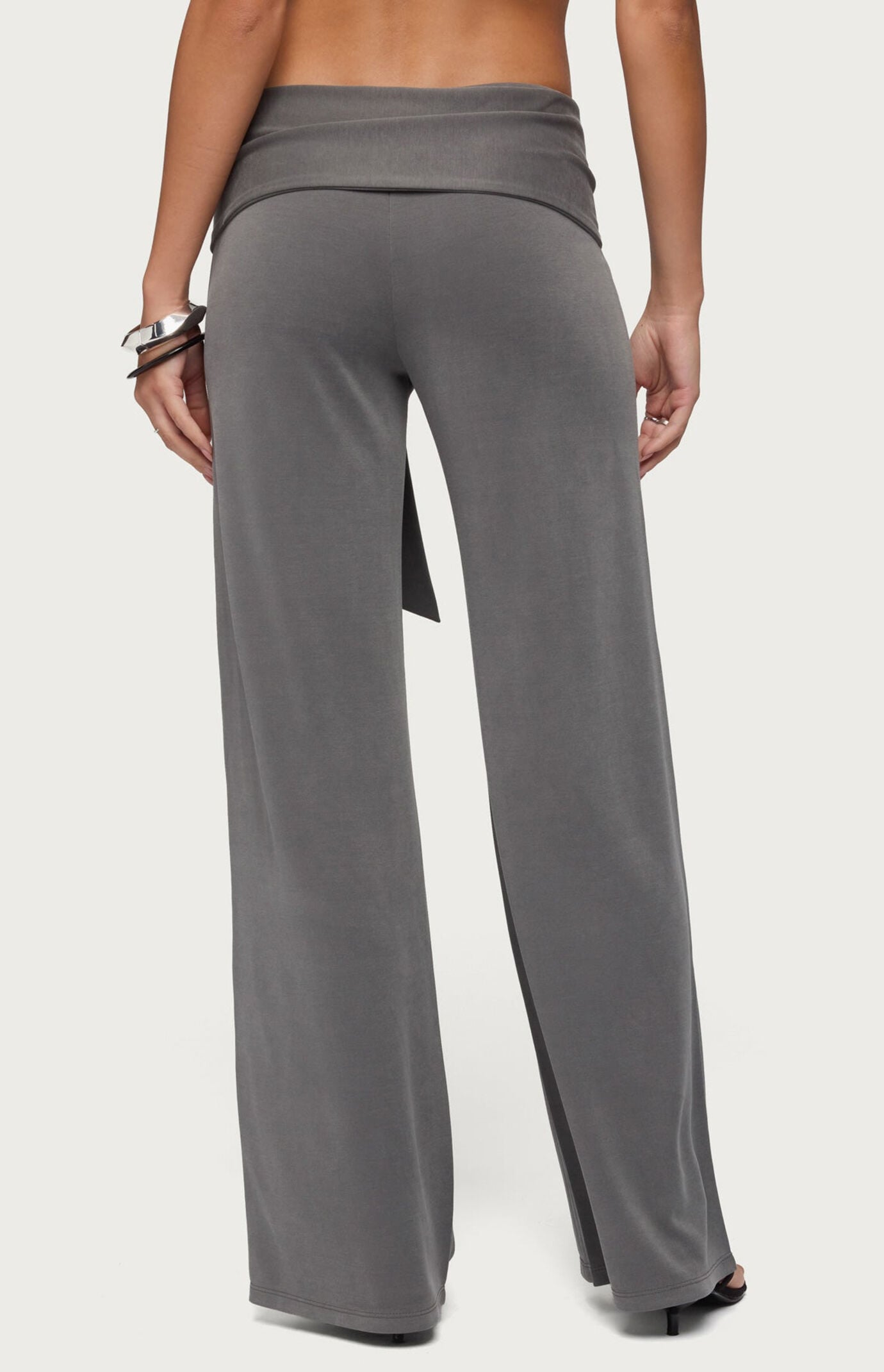 Edikted Xyla Straight Leg Tie Pants
