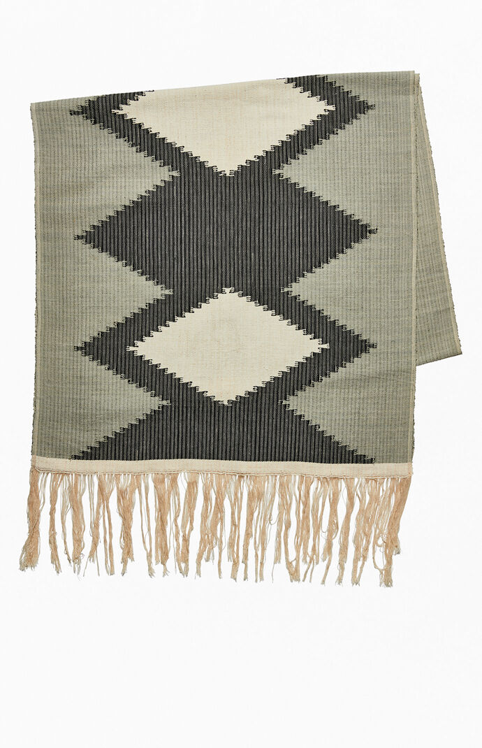 Plant-Dyed Cotton Table Runner