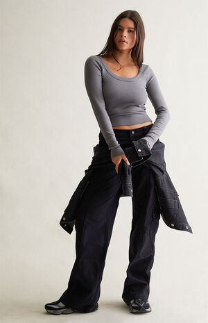 Serenity Scoop Long Sleeve Top image number 3