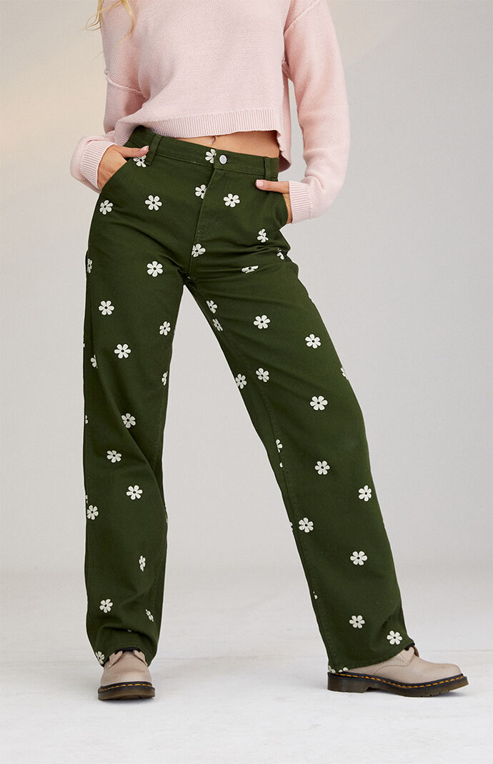Pacsun green pants cheap