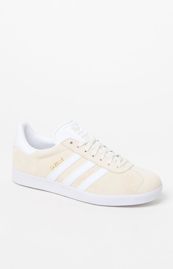 adidas donne crema e bianco gazzella scarpe a adidas donne crema e bianco gazzella scarpe a
