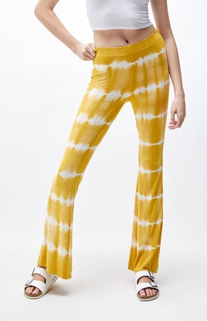 Sunburst Waves Flare Pants image number 1