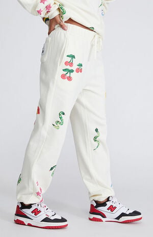 Eco Art Doodle Fleece Sweatpants image number 2