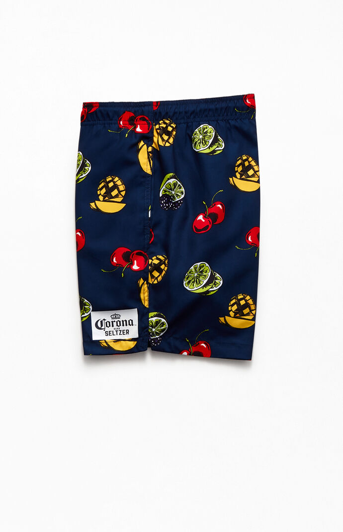 Corona Seltzer Fruit 16" Swim Trunks