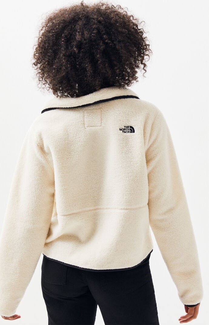 The north face women's dunraven sherpa cropped jacket sale