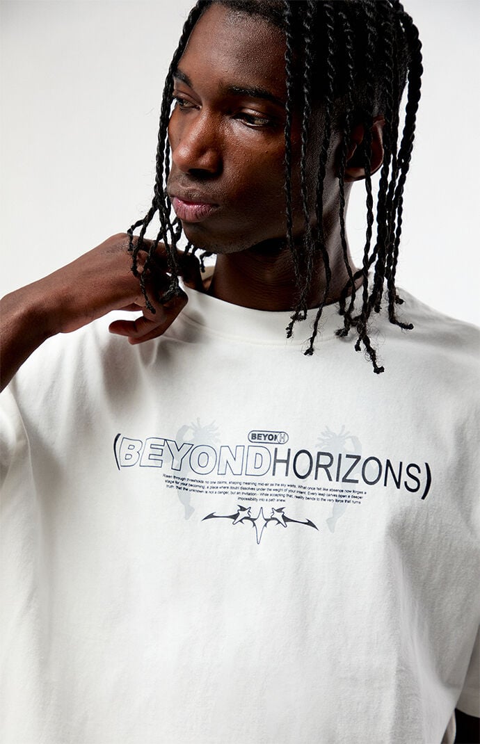 Pacsun Beyond Horizons Cropped Boxy T-Shirt