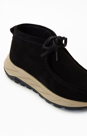 Black Suede Wallabee Eden Shoes image number 6