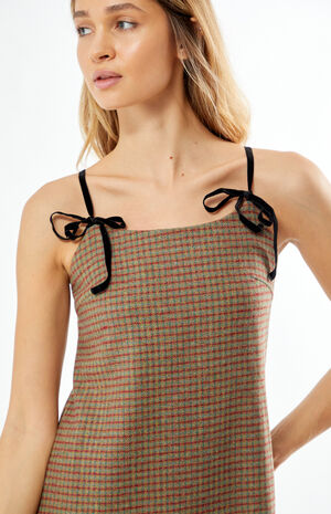 Checker Cami Dress image number 4