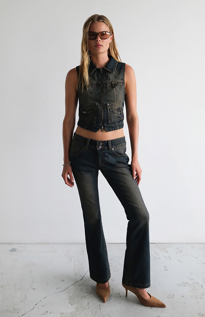 ABRAND Kandi 00 Super Low Kick Jeans