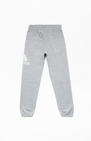 Kids Essential Heather Grey Fleece Jogger Sweatpants image number 2