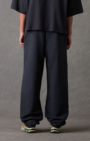 Vintage Black Classic Slouchy Jogger Sweatpants image number 5