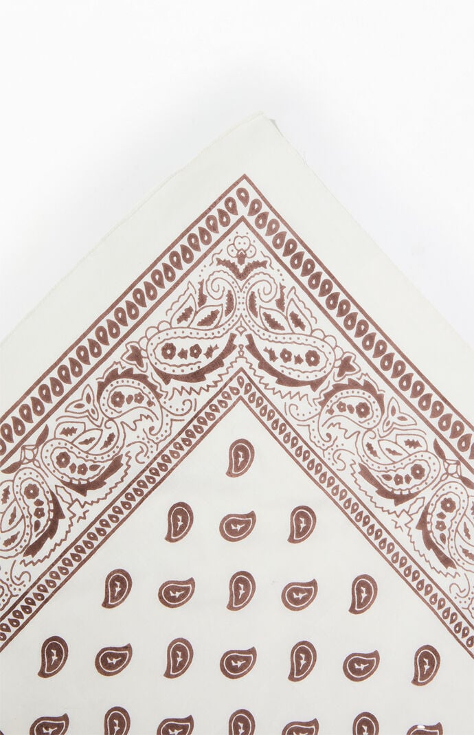 LA Hearts Bone Paisley Bandana | PacSun