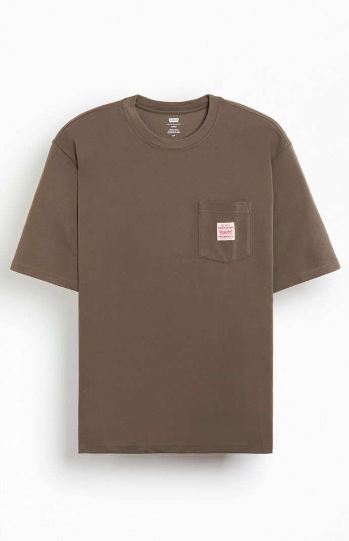 Levi's Brown Workwear Pocket T-Shirt