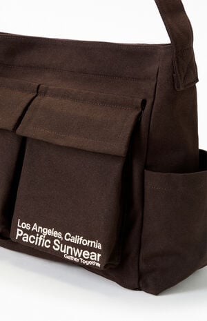Pacific Sunwear Utility Crossbody Tote Bag image number 3