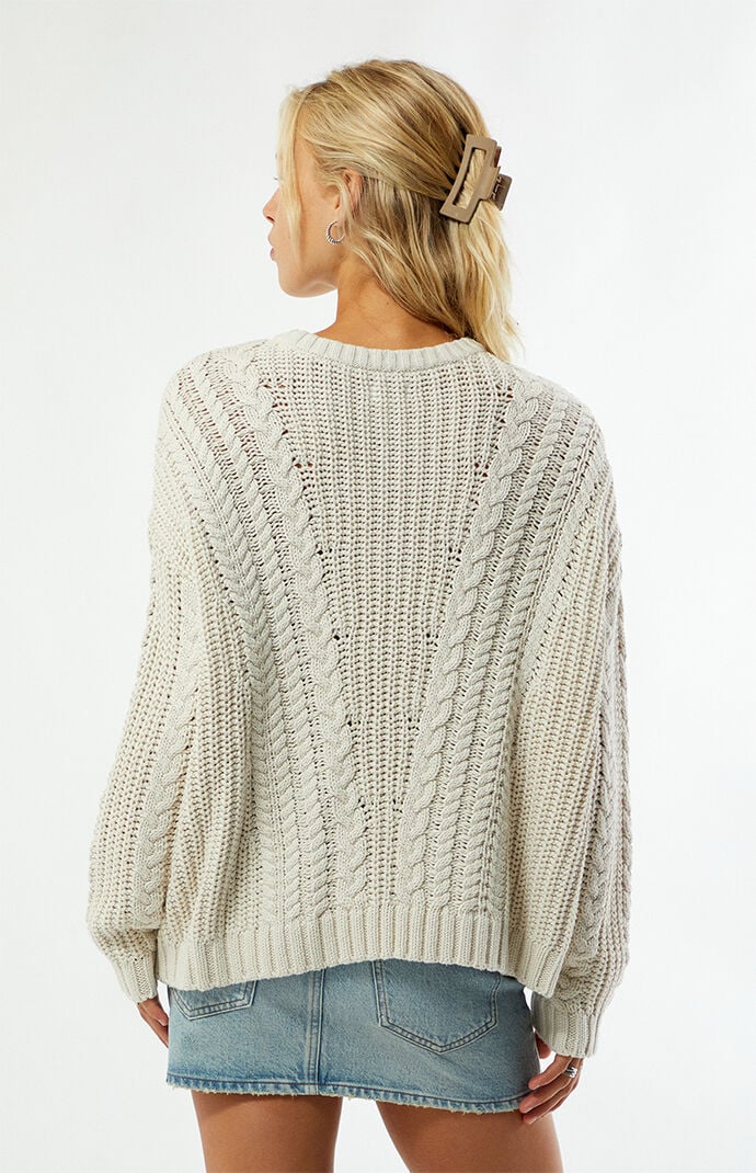 Your Favorite Magnolia Cable Knit Oversized Sweater | PacSun