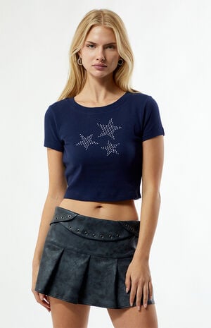 Rhinestone Star Trio Baby T-Shirt image number 2