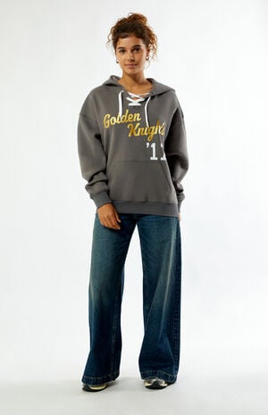 x NHL Las Vegas Golden Knights Lace-Up Hoodie image number 4