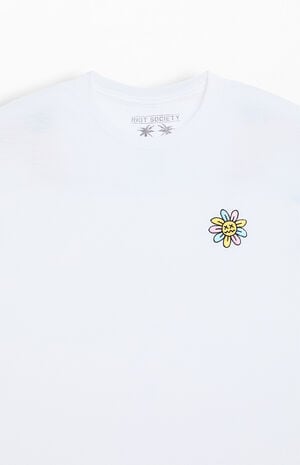 Smiley Floral Embroidered T-Shirt image number 2