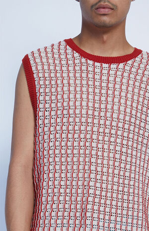 Sunset Crochet Sweater Vest image number 3