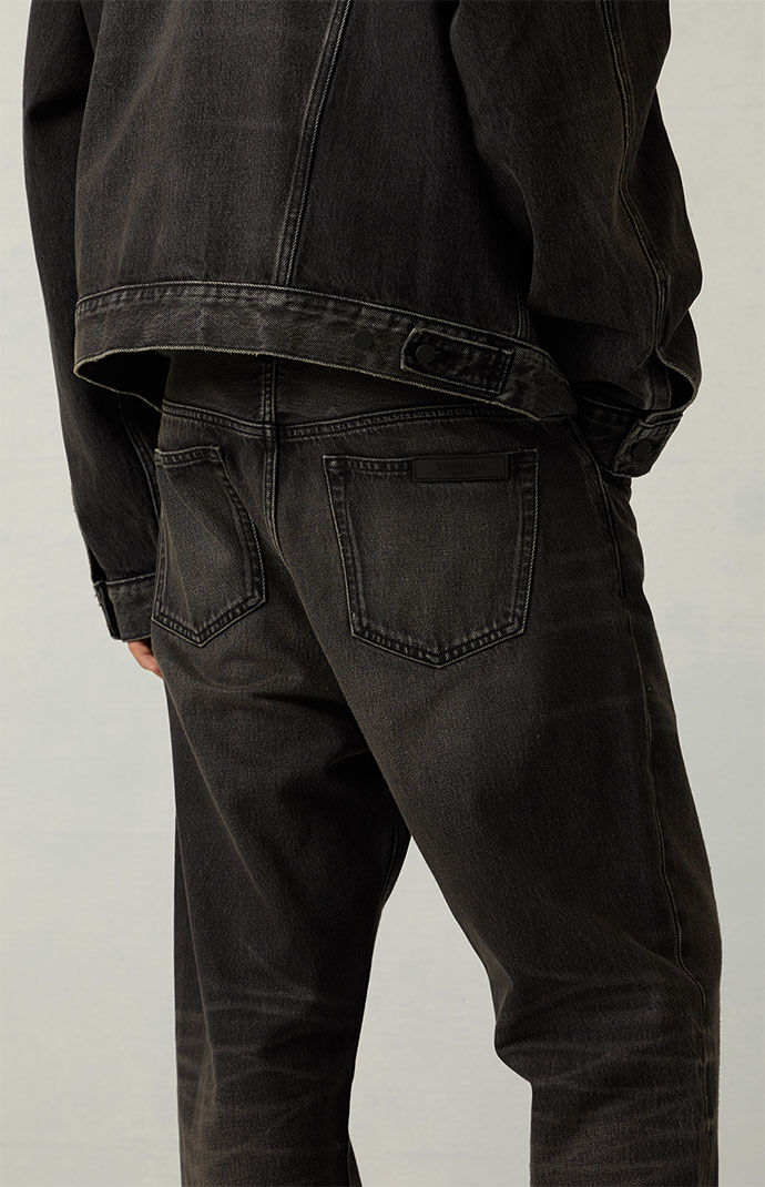 Fear of God Essentials Black 5-Pocket Jeans | PacSun