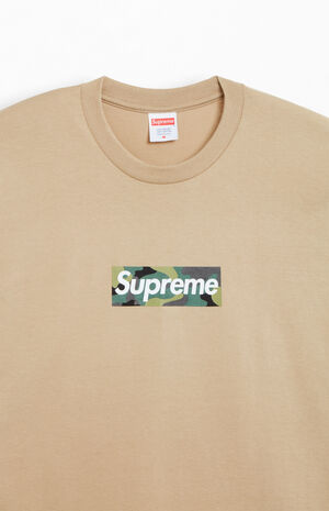 Khaki Box Logo T-Shirt image number 2