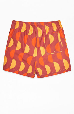 Warm Retro 15" Swim Trunks image number 2
