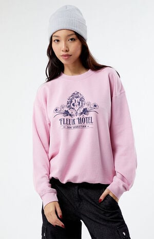 Fleur Hotel Crew Neck Sweatshirt