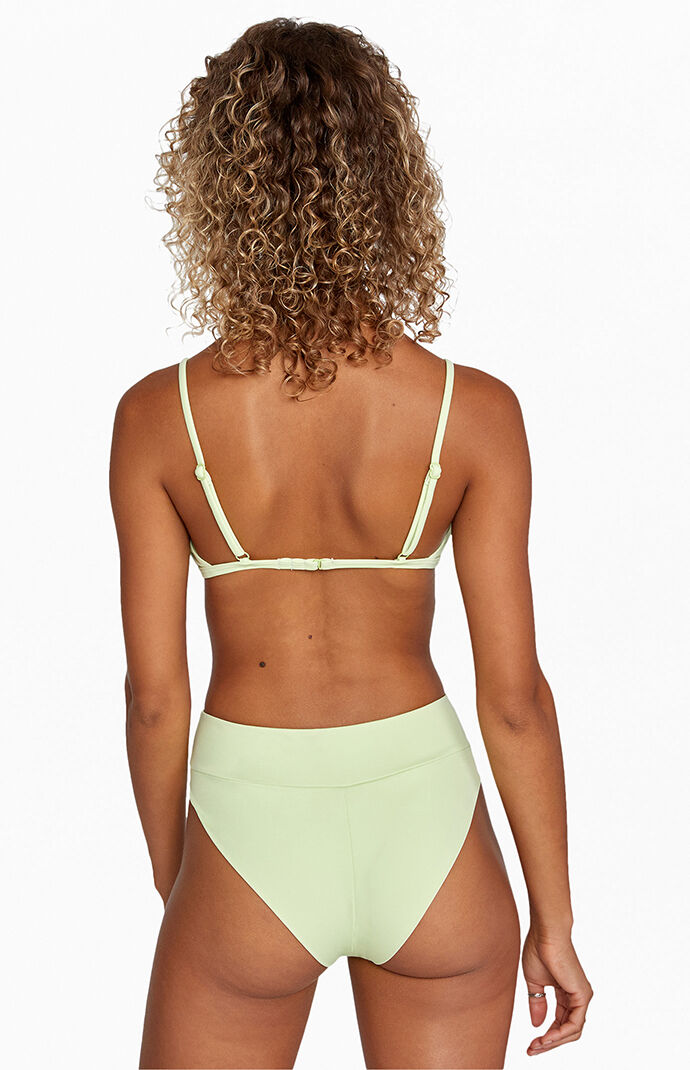 Solid High Waisted Bikini Bottom