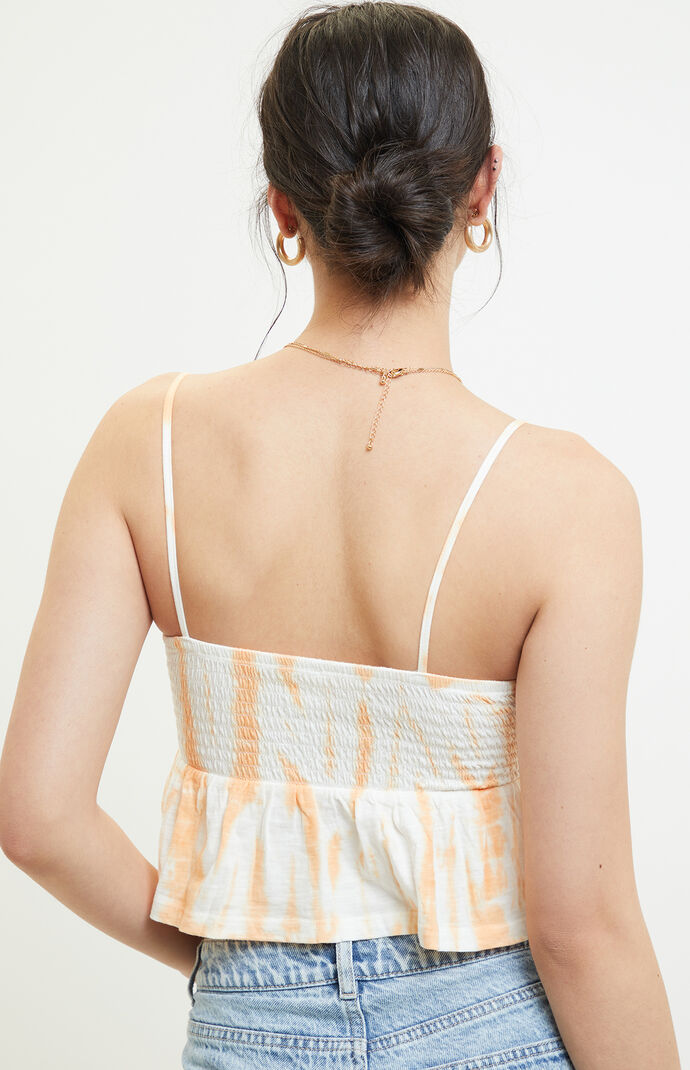 Nikki Smocked Peplum Tank Top
