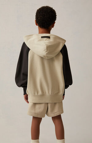 Essentials Wheat Raglan Hoodie image number 4