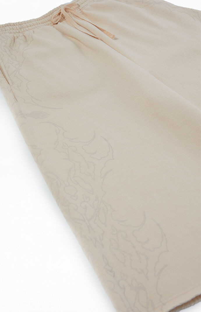 Civil Tan Cropped Baggy Sweatpants