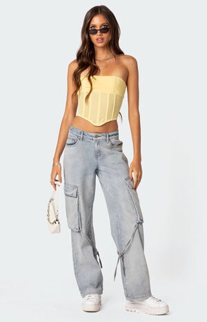 Evangeline Sheer Mesh Corset image number 1