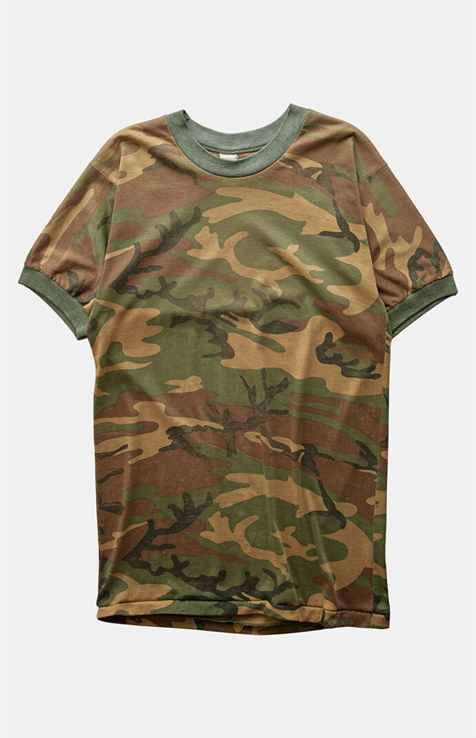 PS VINTAGE 80s Camo Top