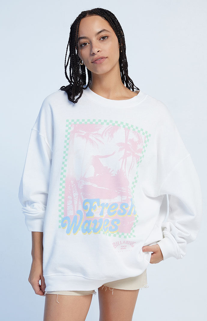 Billabong crew neck sweatshirt sales