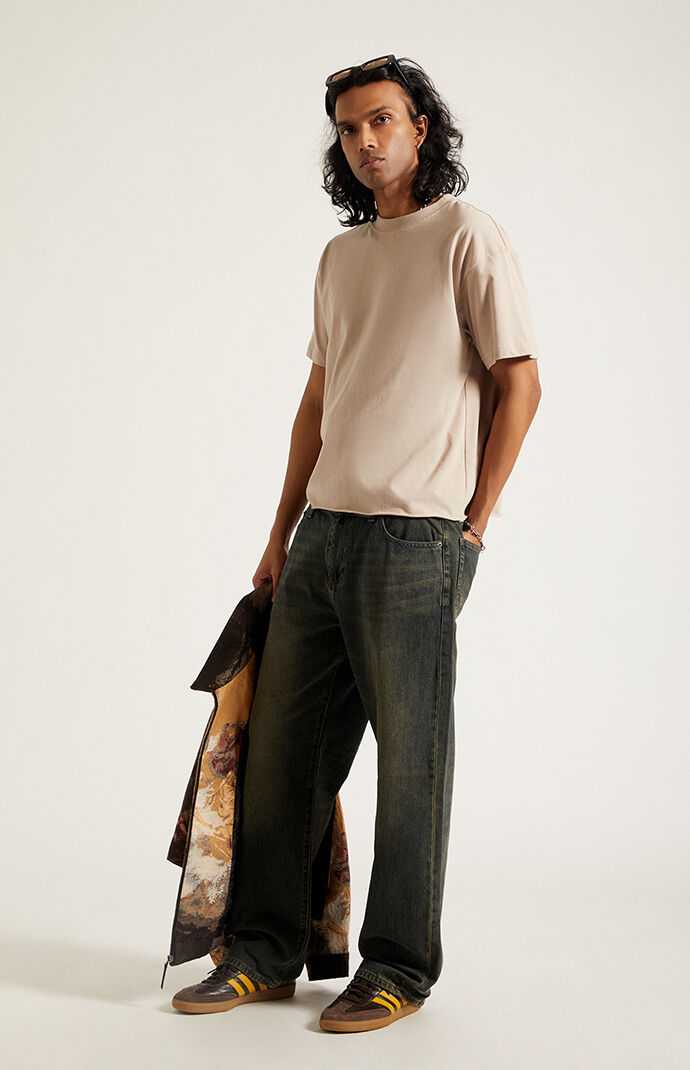 Pacsun Dylan Baggy Jeans Dark Blue Tint