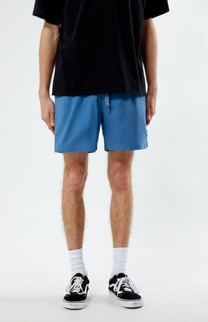 Eco Light Blue Primary Volley Shorts image number 2